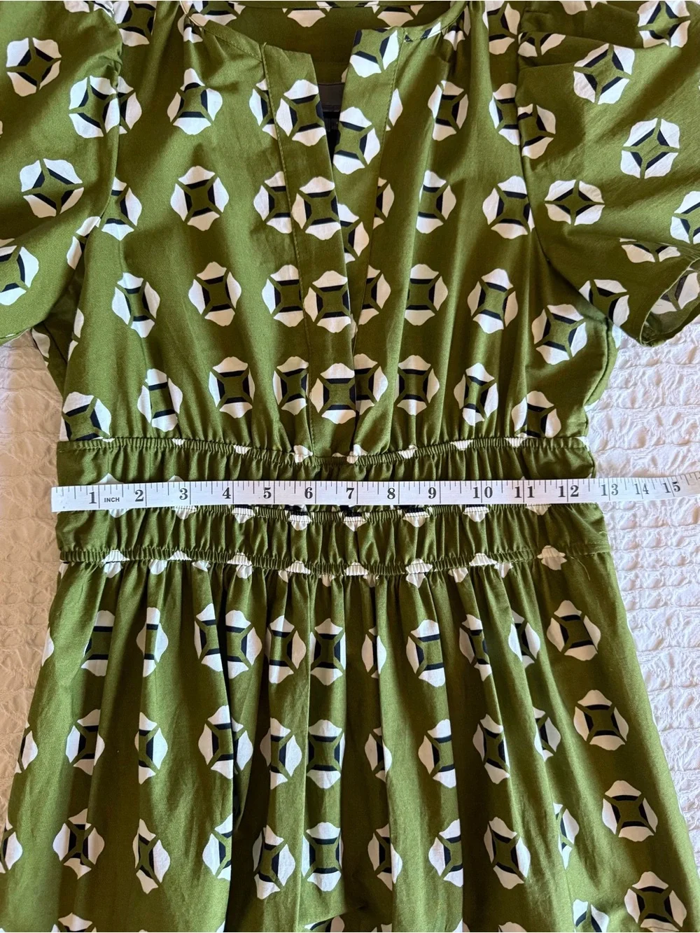 Anthropologie Somerset Maxi Dress Tiered Cotton Moss White Black Women’s XXS